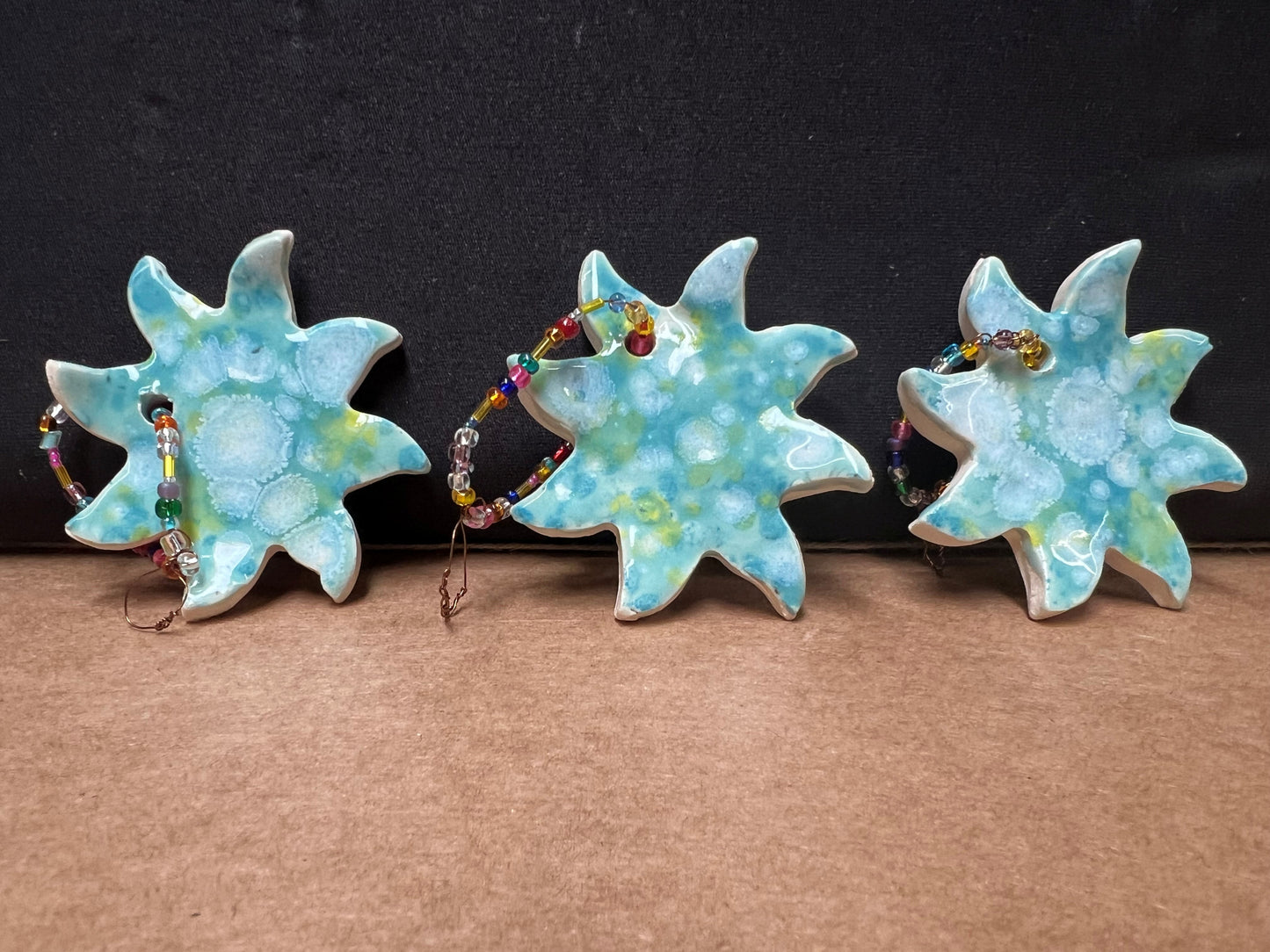 Carolyn Fisch: Ceramic Sun Ornament
