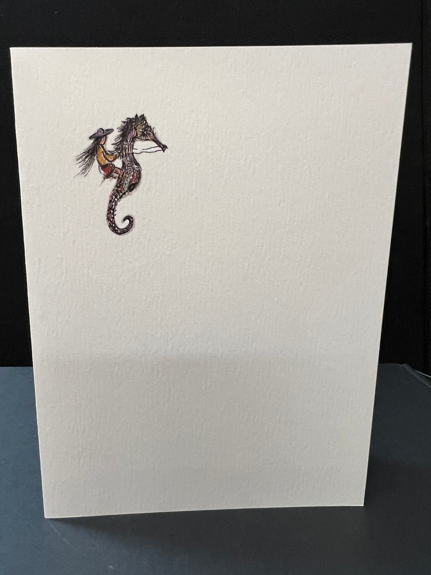 Notecard: Small Seahorse