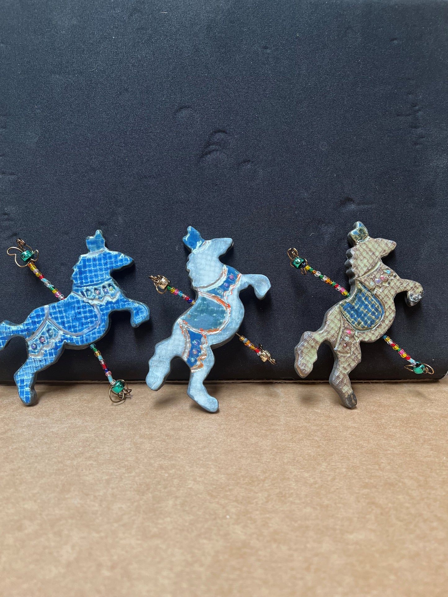 Ceramic Horse Ornament: