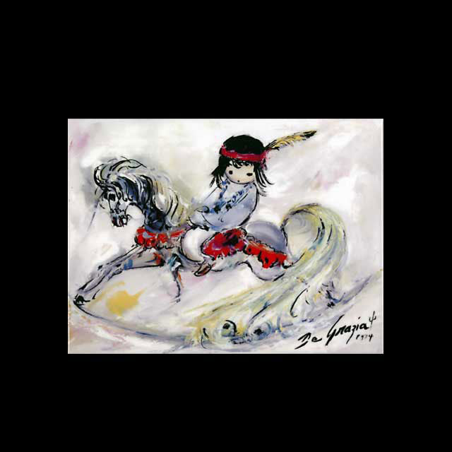 Tile: My Beautiful Rocking Horse