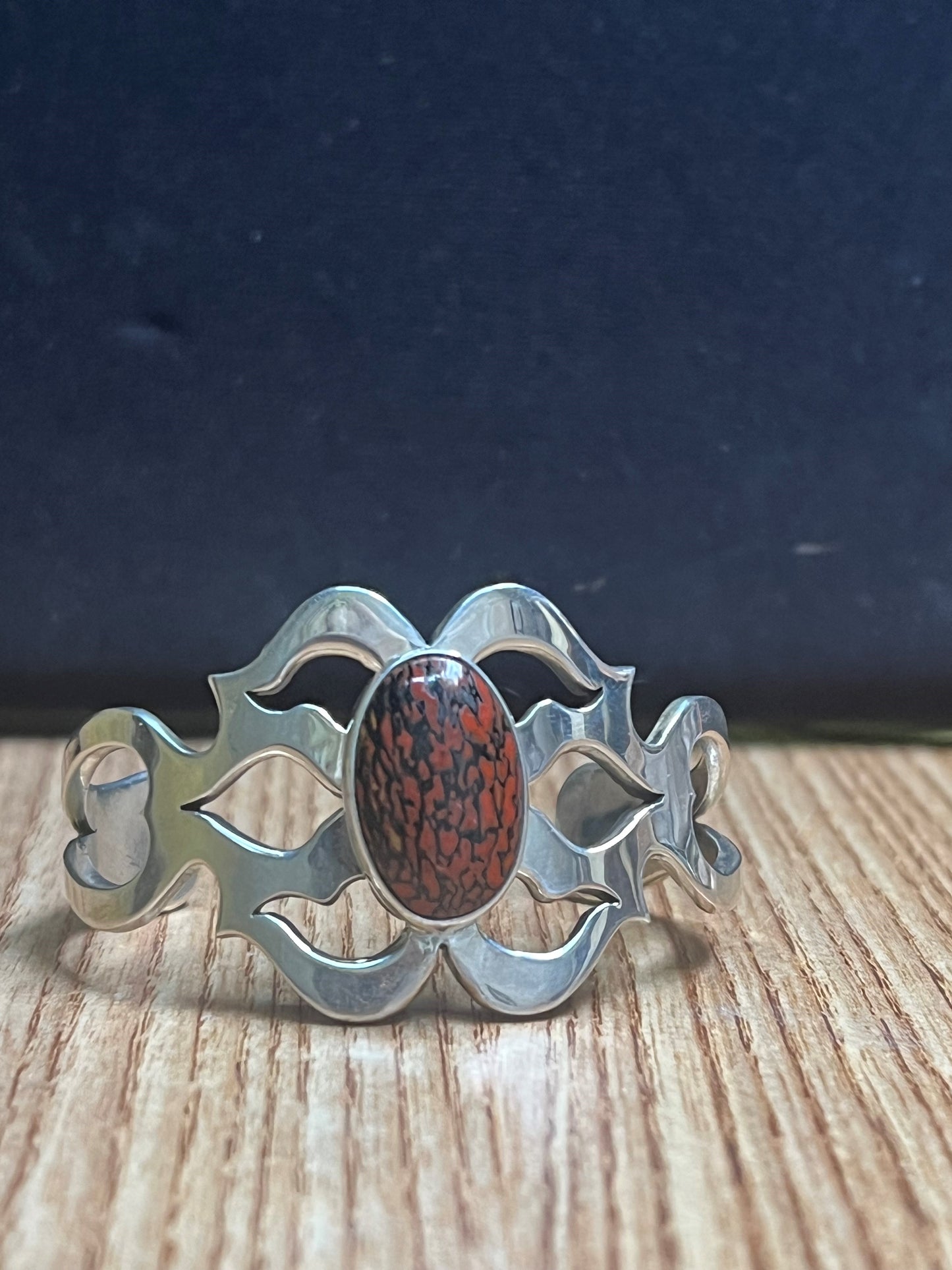 Bracelet: Sterling Silver Dinosaur Bone