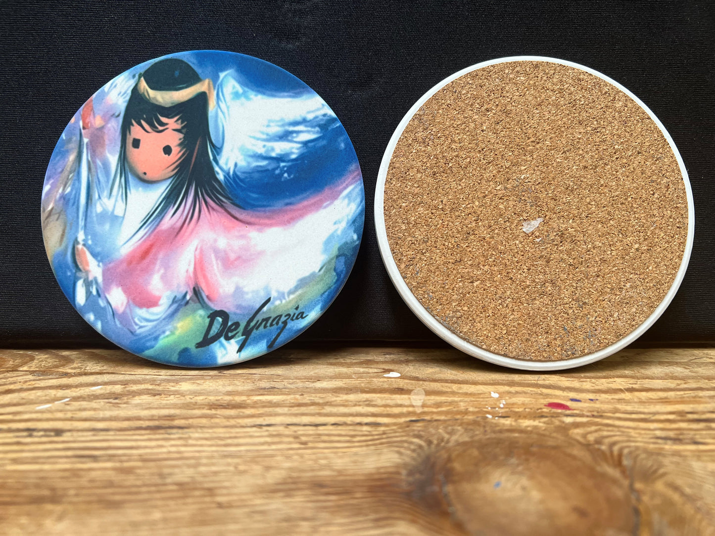 Coasters: Angel in flight set of Four