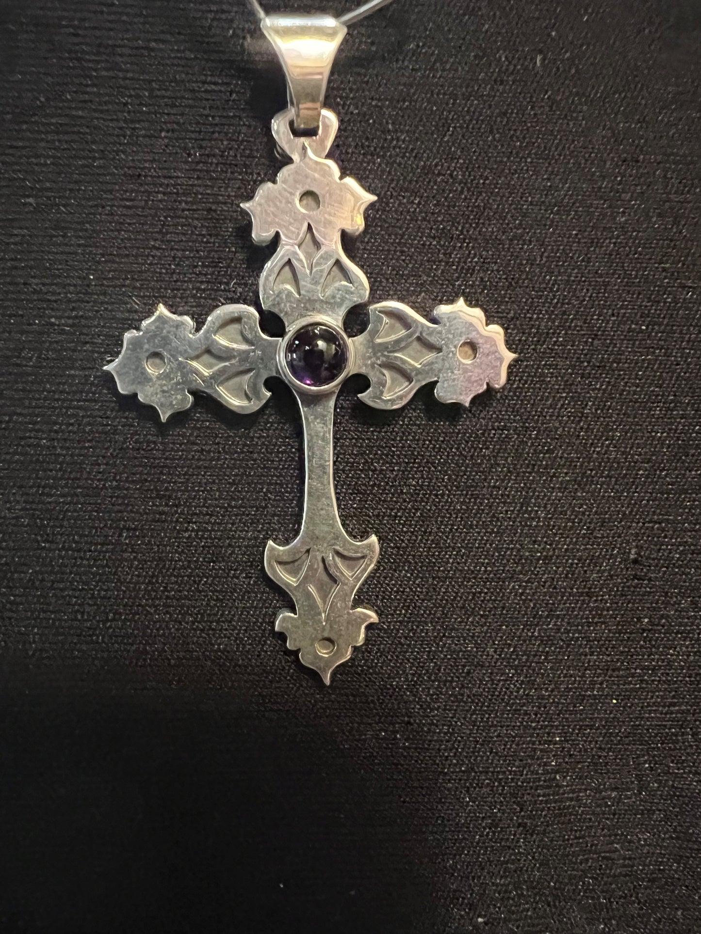 Necklace: Sterling Silver Amethyst