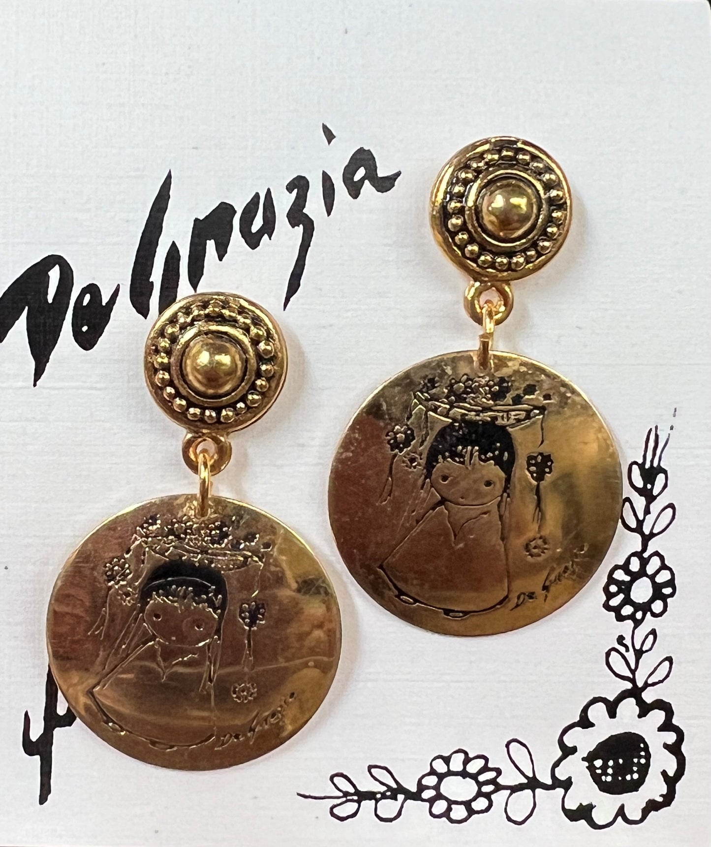 Earrings: Gold - Tone
