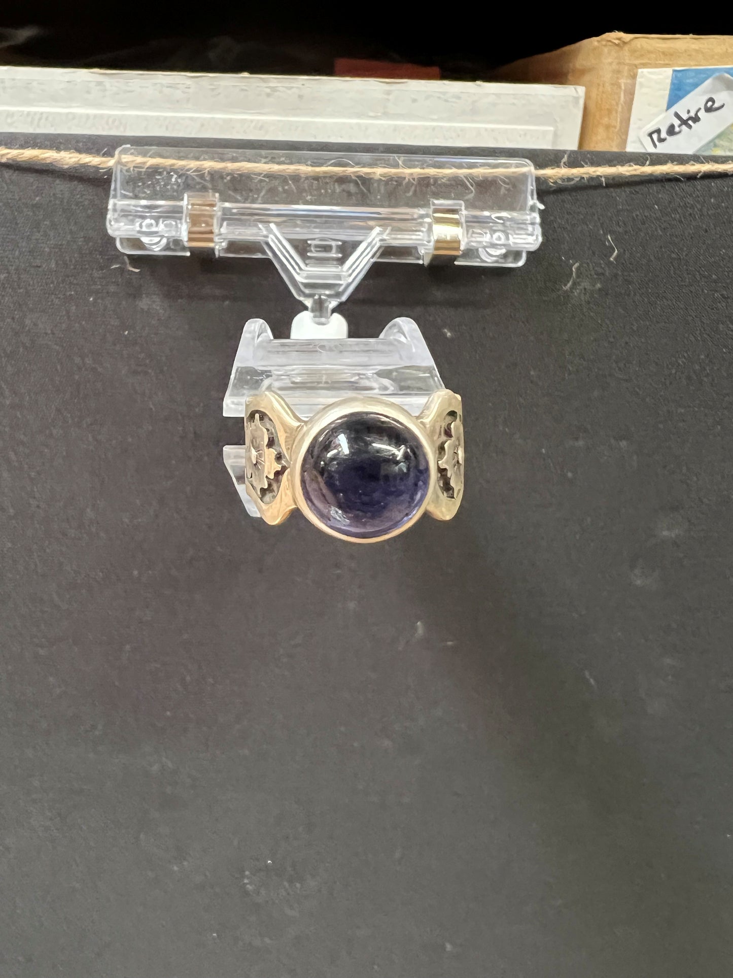 Ring: Sterling Silver Iolite