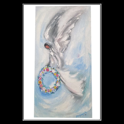 Notecard: Large Angel of Peace
