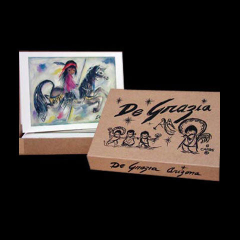 Notecard: Assorted Brown Box