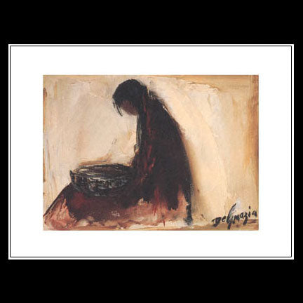 Notecard: Small Papago Basket Maker