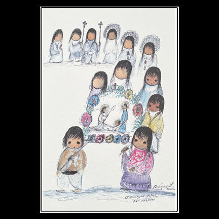 Notecard: Large Christmas Procession