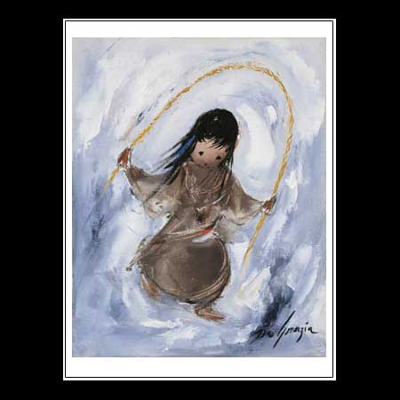 Notecard: Small Merrily, Merrily