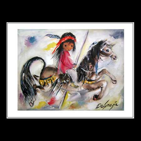Notecard: Small Merry Little Indian