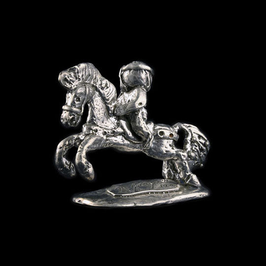 Sculpture: Silver Merry Little Indian