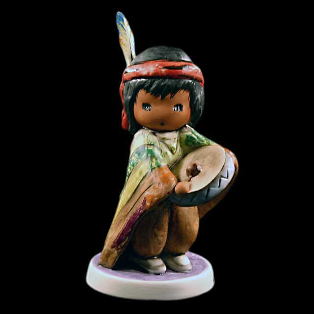 Goebel: Pima Indian Drummer Boy Figurine