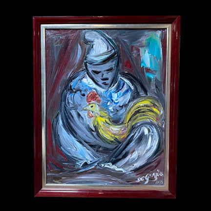 Original Oil Painting: The Clown