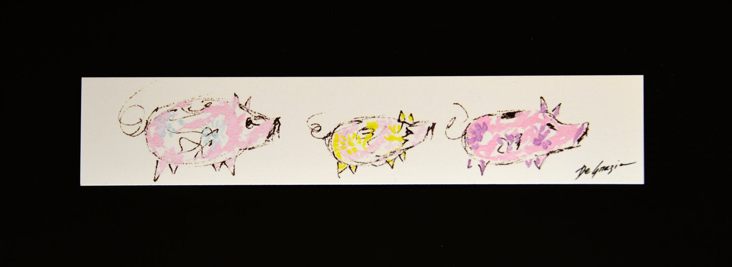 Bookmark: Three Pigs