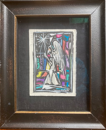 Watercolor and Gouache: Angel Appearing