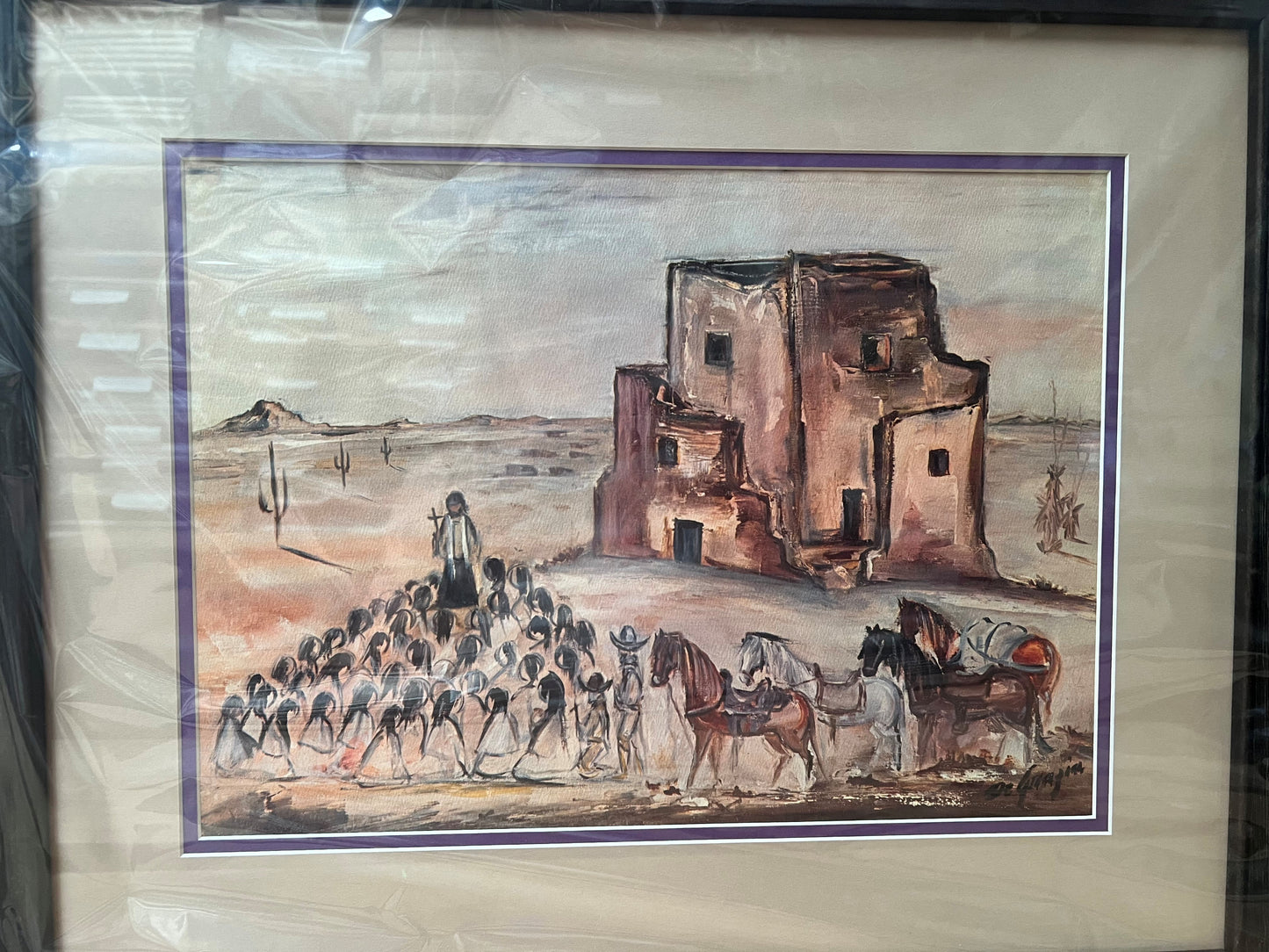 Framed: Padre Kino Casa Grande