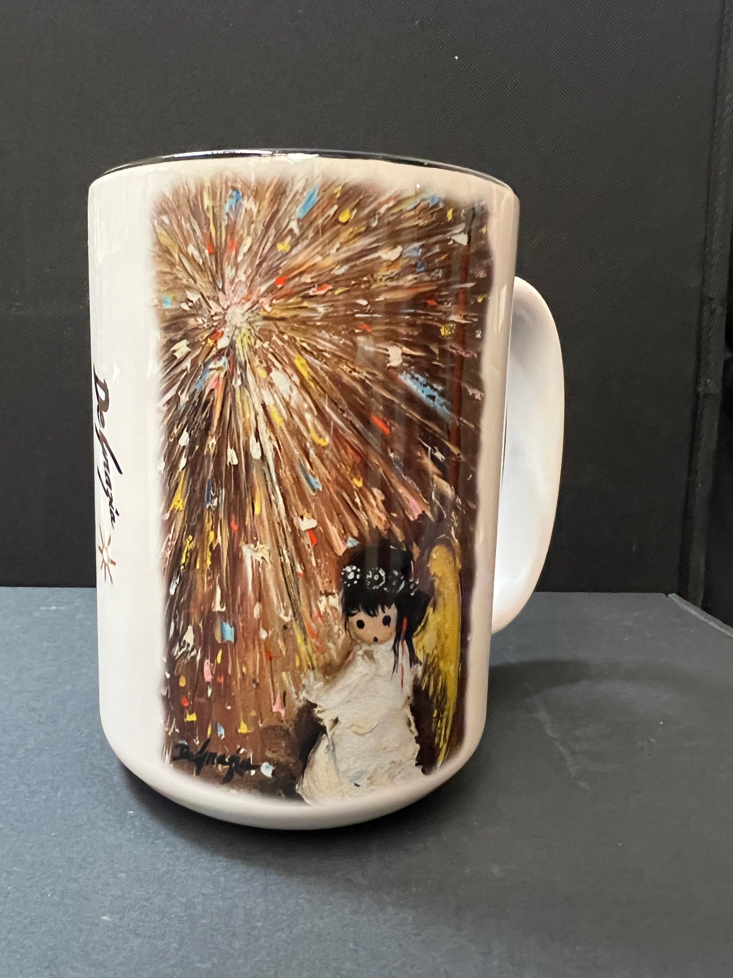 Mug: Girl with Sparkler