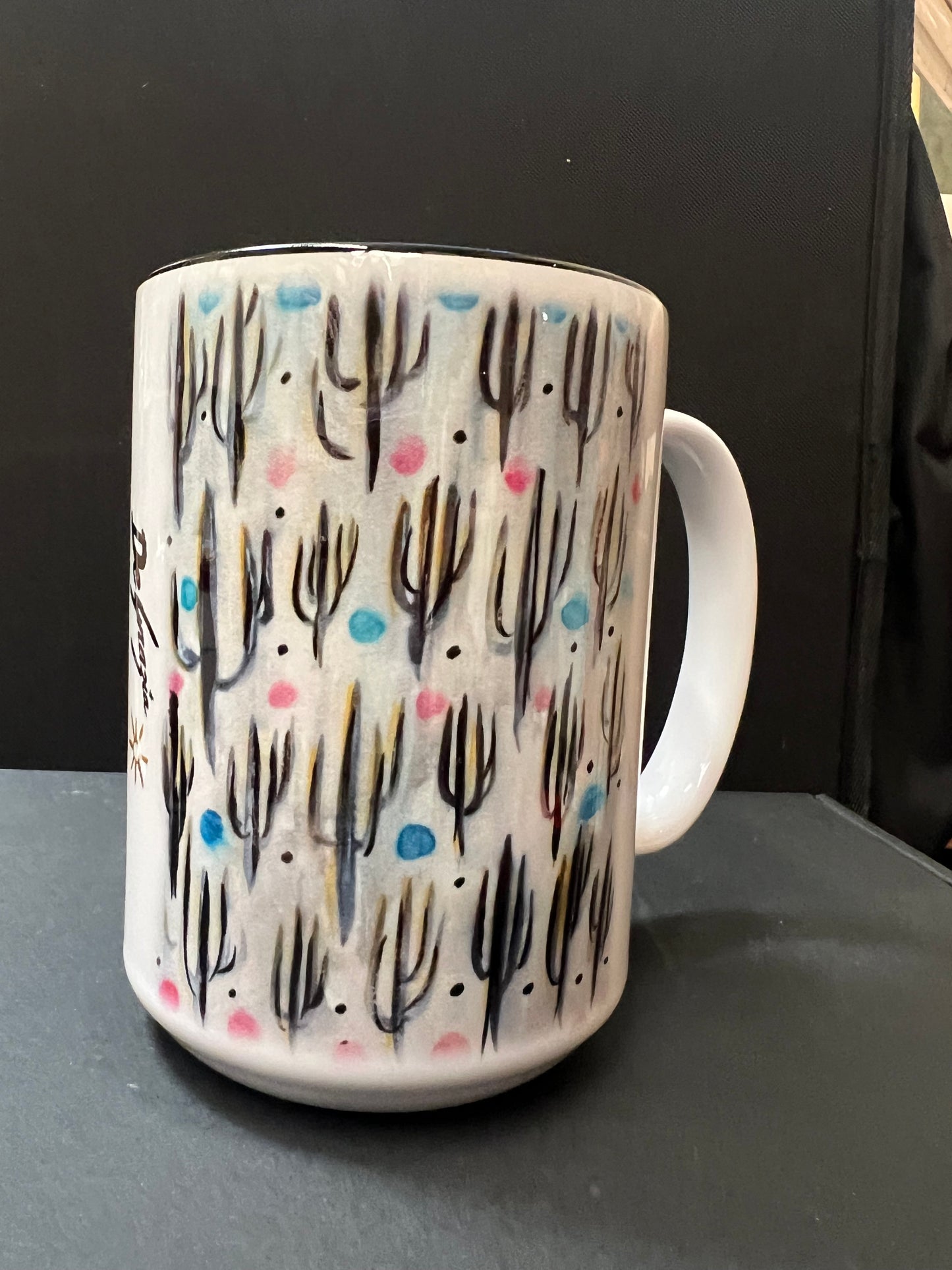 Mug: watercolor Saguaros