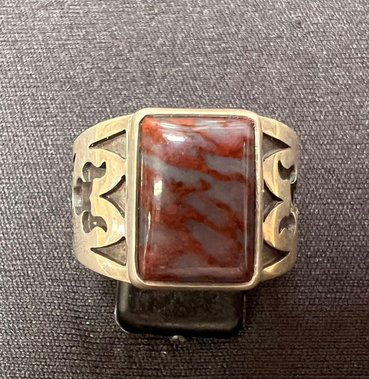 Ring: Sterling Silver (Dinosaur Bone)
