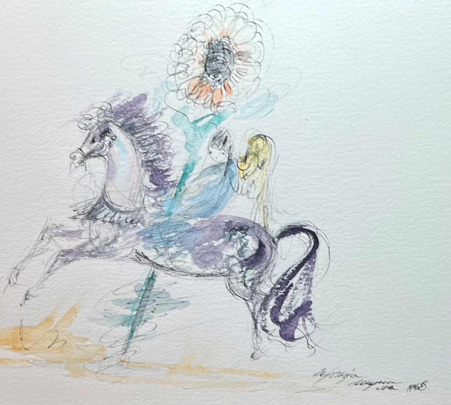 Original: Angel on Horseback