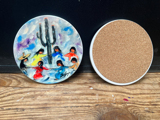 Coaster: Saguaro Dancers Set of four