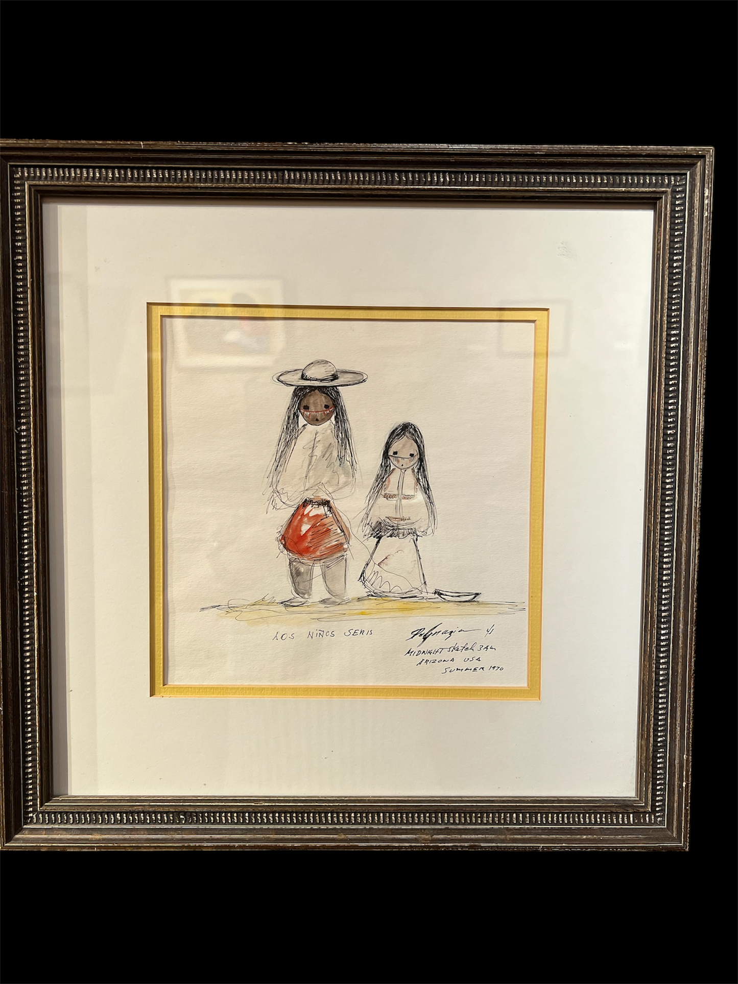 Watercolor Midnight Sketch: Los Nino's Seris