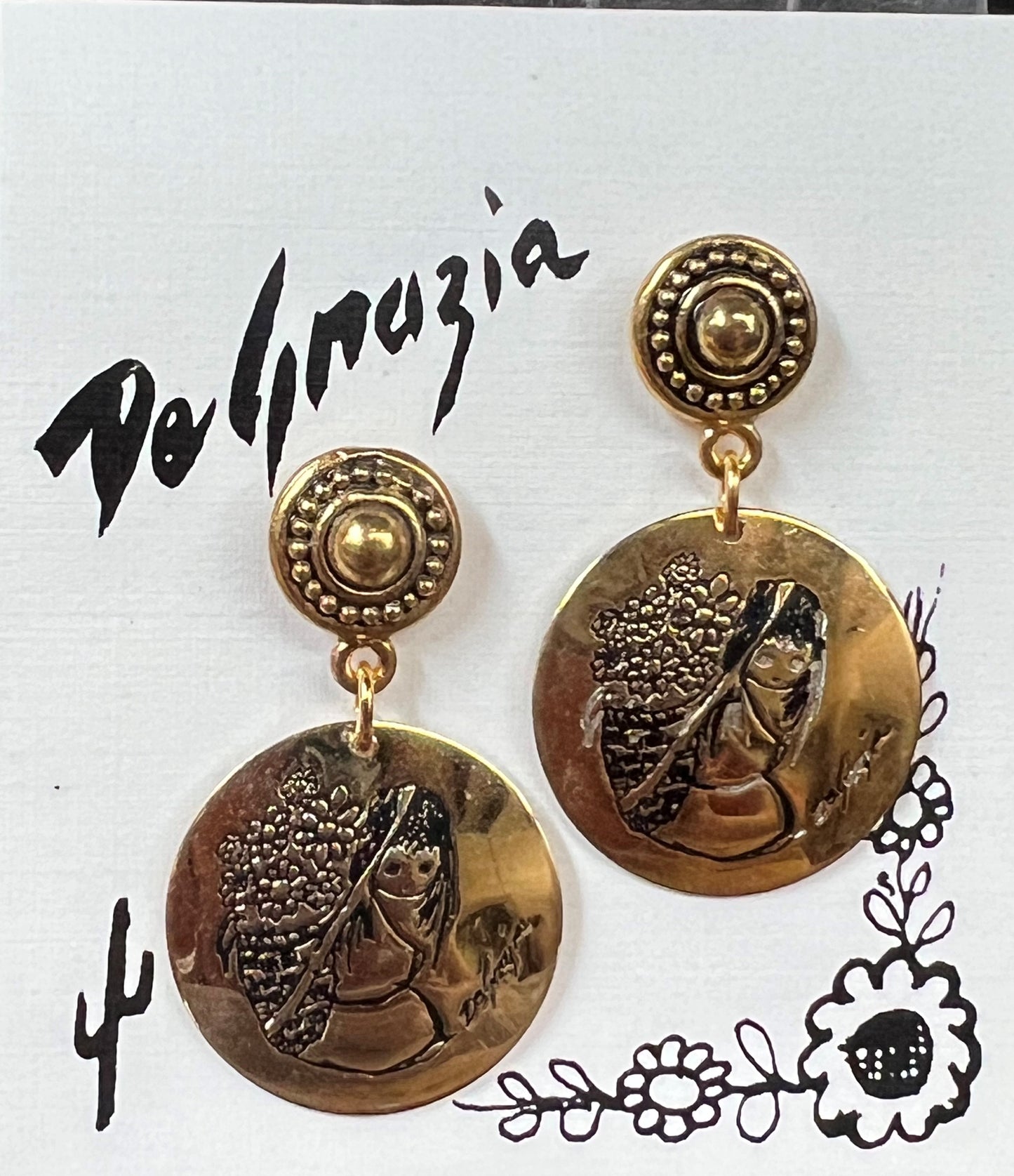 Earrings: Gold - Tone