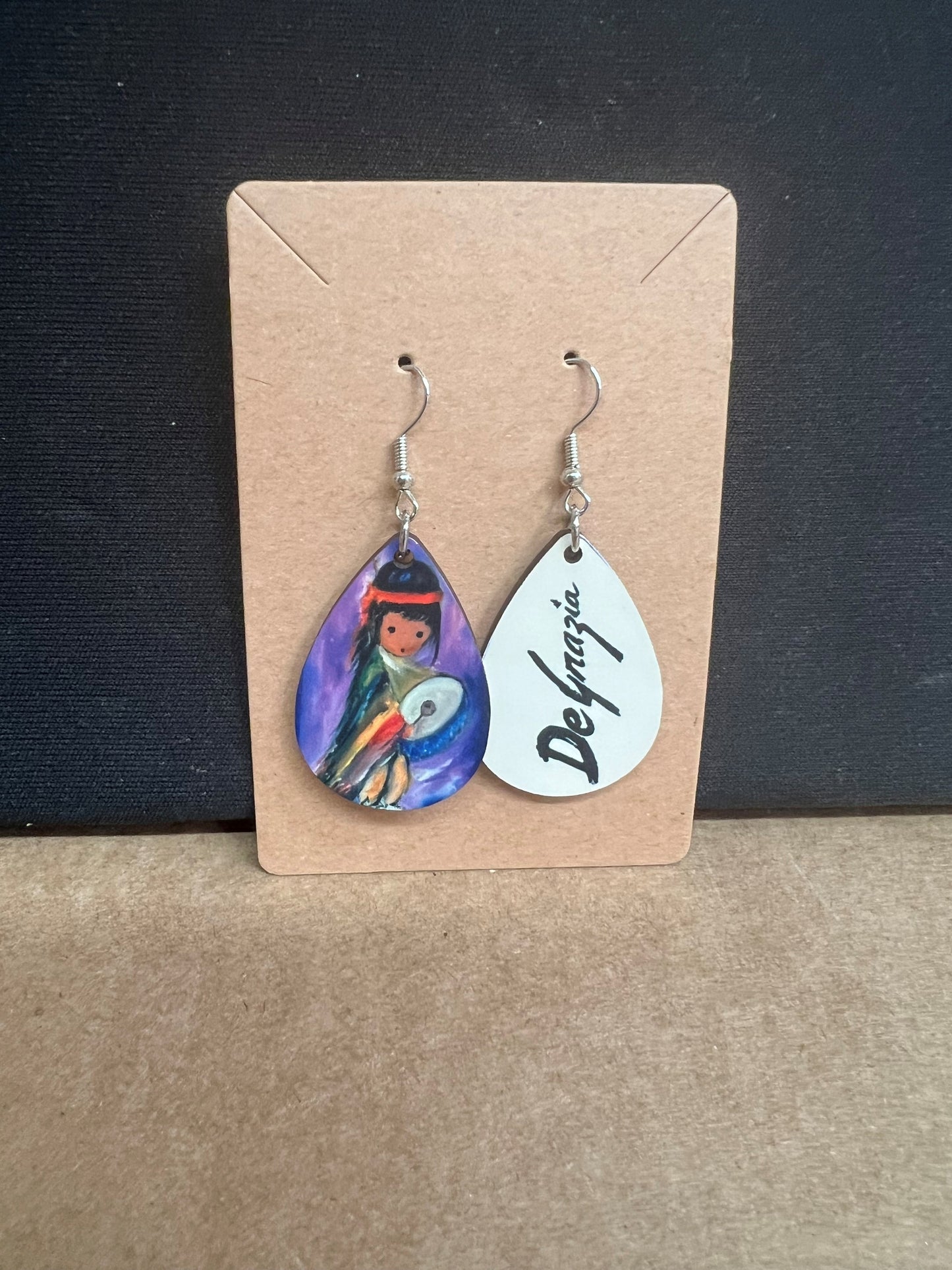 Earrings: Teardrop