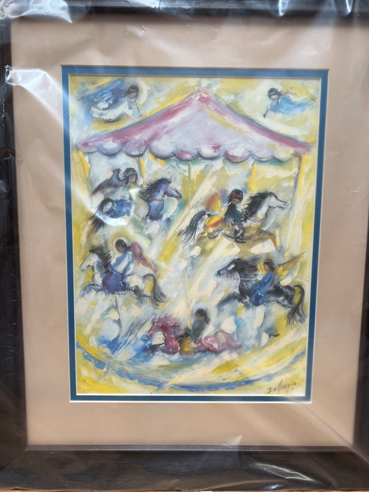 Framed Print: Joy and Music