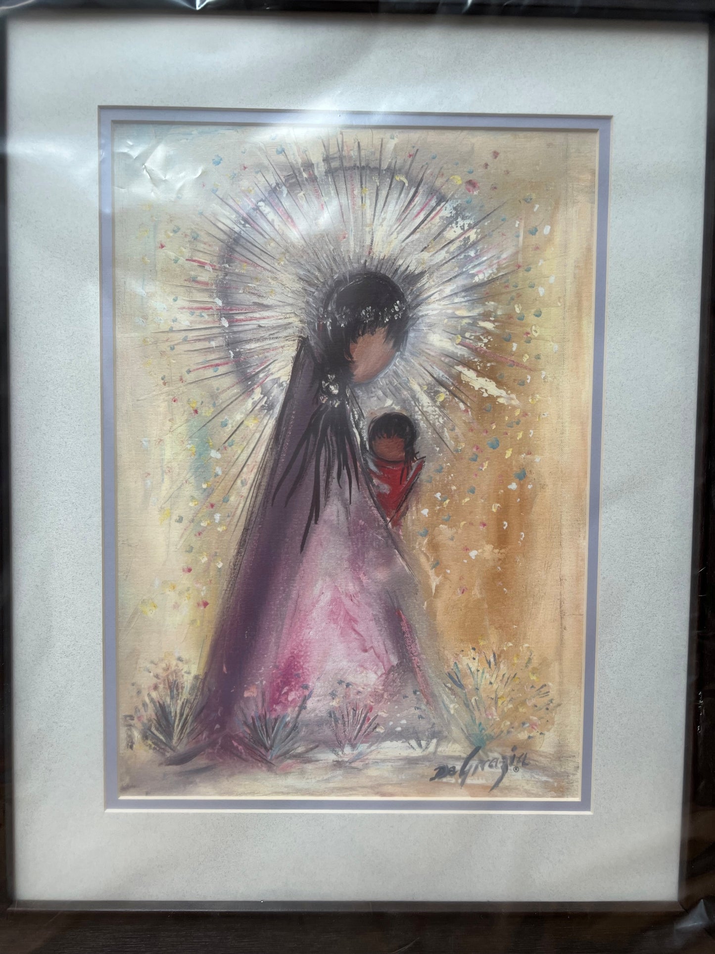 Framed Print: Little Madonna