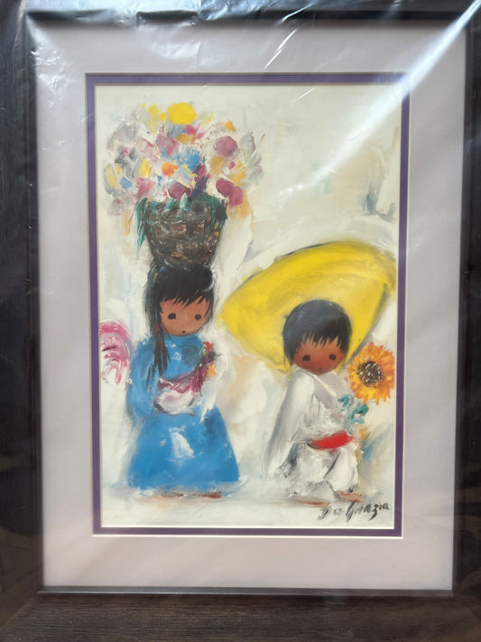 Framed Print: Sister & Brother