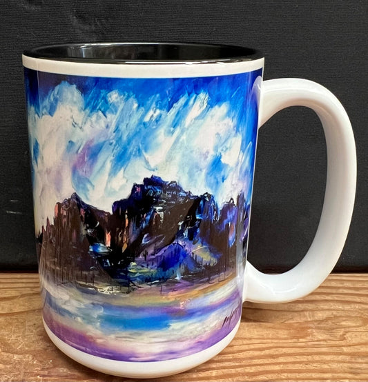 Mug: Superstition Mountains (Blue)