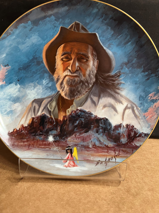 Plate: DeGrazia and his Mountain
