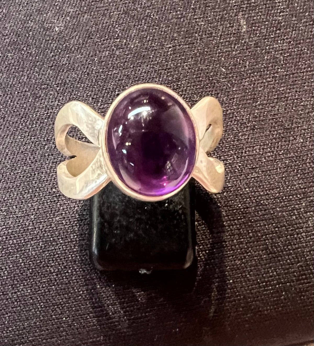 Ring Sterling Silver: Amethyst
