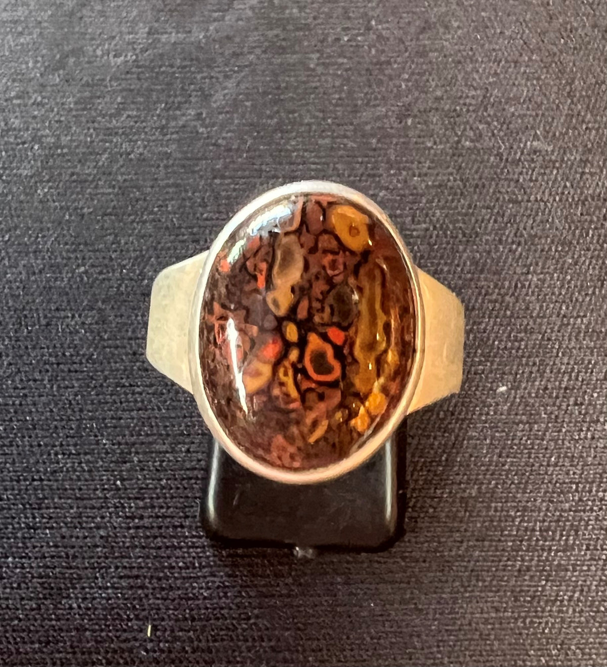 Ring Sterling Silver: Dinosaur Bone