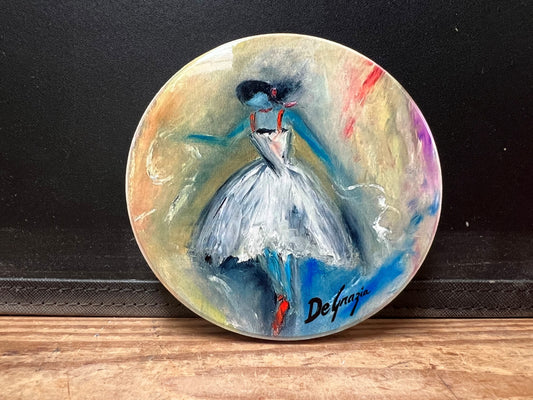 Coaster Set: White Ballerina