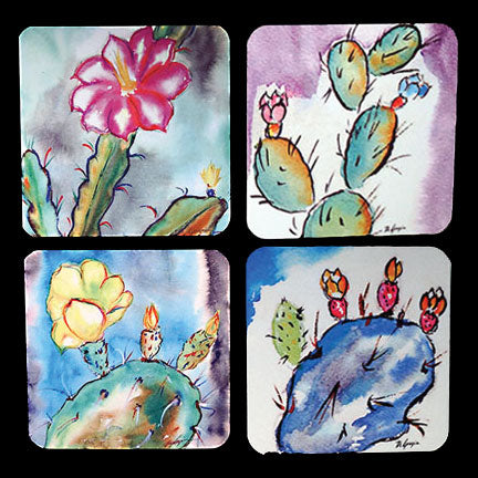 Coaster Set: Desert Blooms