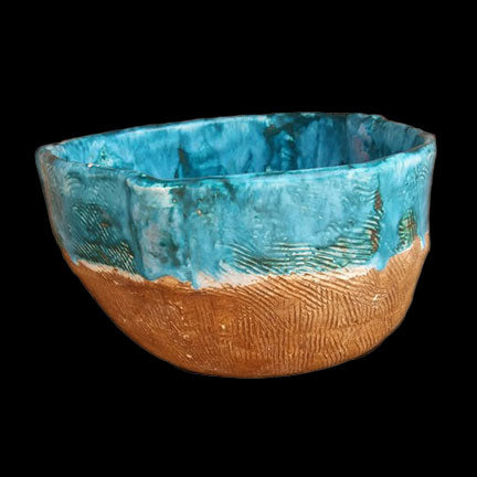 Ceramic: Bowl with Combed Texture