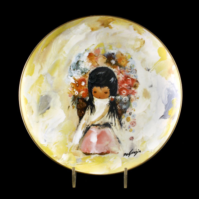 Plate: Flower Girl