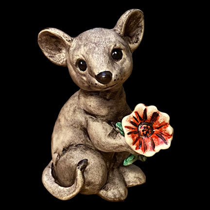 Goebel: Flower Mouse Figurine