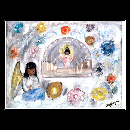 Large Notecard: Little Guardian Angel