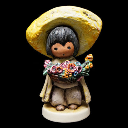 Goebel: Large Flower Boy Figurine