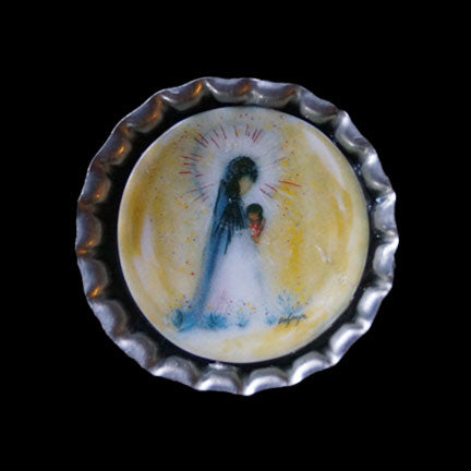 Necklace: Mini Plate Little Madonna