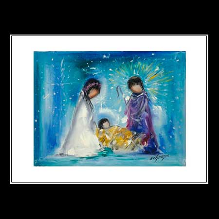 Small Notecard: The Nativity