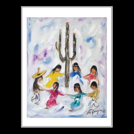 Small Notecard: Saguaro Dancers