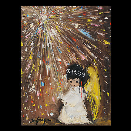 Tile: Girl with Sparkler