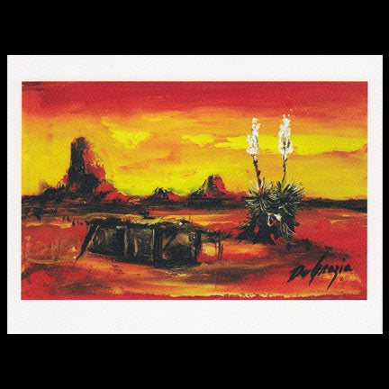 Small Notecard: Yucca Camp, Monument Valley