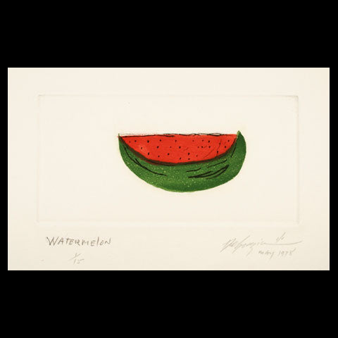 Color Etching: Watermelon